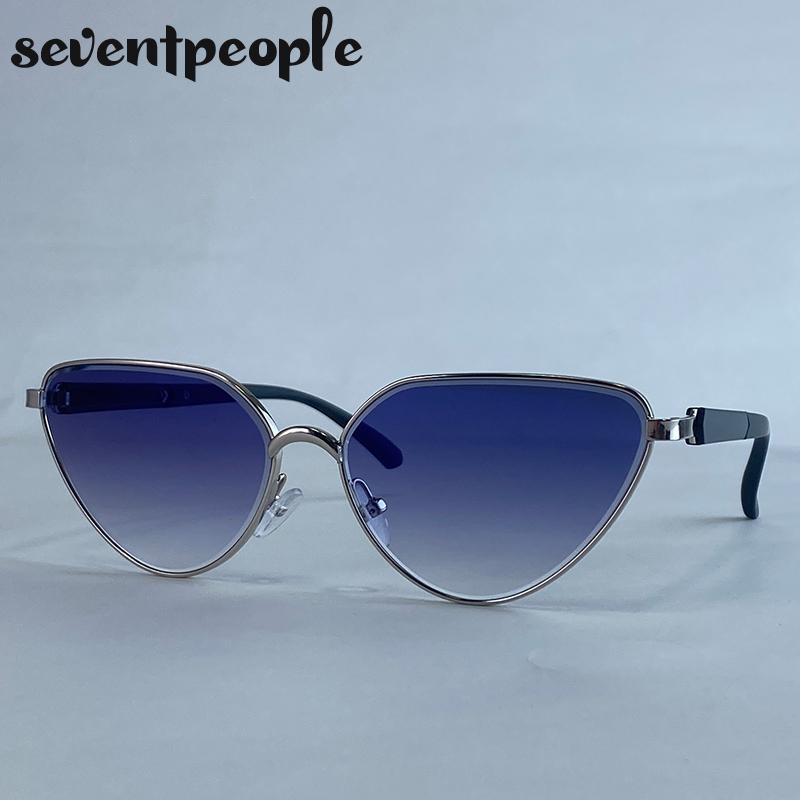 Trendy Sexy Cat Eye Sunglasses Women Luxury Brand Vintage Punk Outdoor Sun Glasses For Ladies Classic Cateye Shades UV400