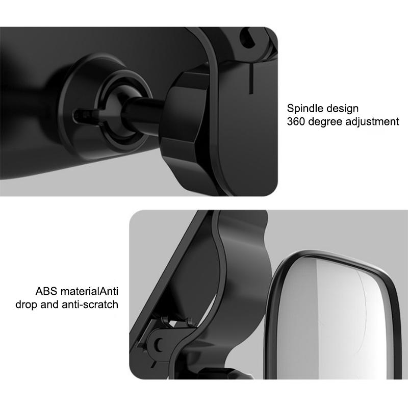 SEAMETAL Car Visor Clip Rearview Mirror Baby Kid Monitor Universal Clear View Auto Suction Cup Rear View Mirrors Interior Mirror