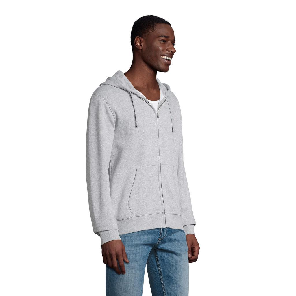 SOLS Mens Spike Zipped Hoodie