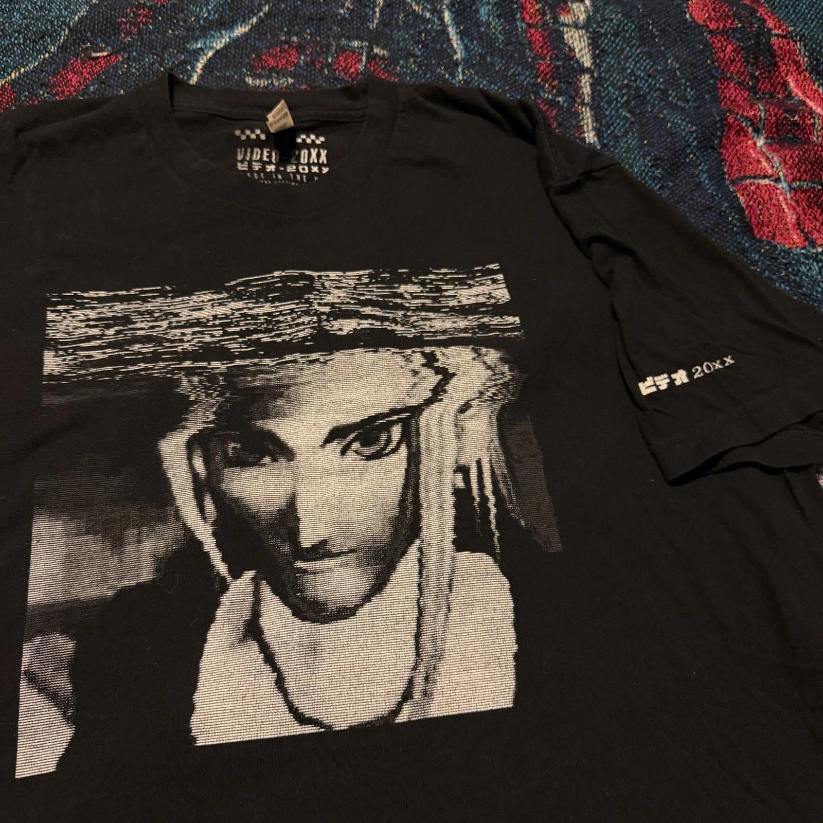 Video-20XX Final Fantasy Sephiroth VHS Shirt Men s XL Black Video Game Promo 3XL