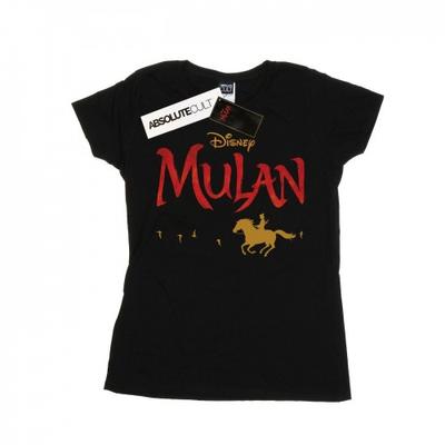 Womens/Ladies Mulan Movie Logo Cotton T-Shirt