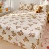 Skin-friendly Flat Bedsheet Cartoon Style Bed Linen Printed Bed Sheet Single/Double Flat Sheets Sabana (Pillowcase Need Order)