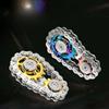 Fidget Chain,Sensory Bike Chain EDC Anti Stress Relief Anxiety Metal Fidget Finger Hand Spinner Toys For Kids Adults ADHD Autism