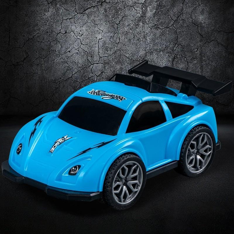 

Inertia Race Car Model Toy With Lights And Sound For Kids Playroom Fun Blue Silent