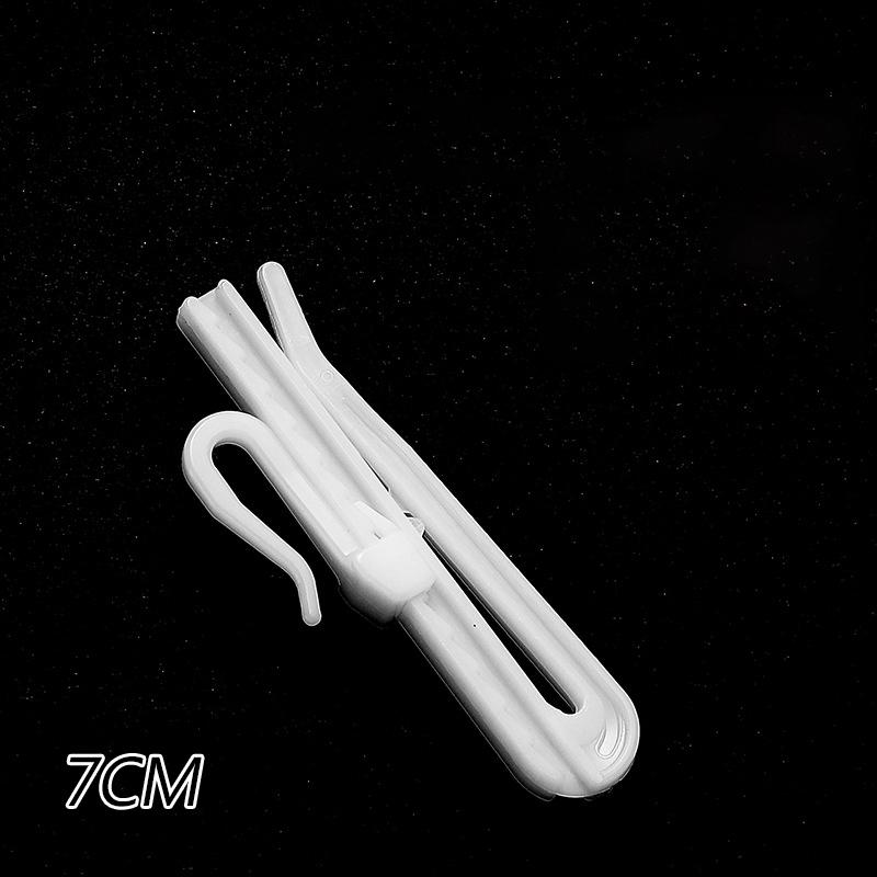 

100 шт. регулируемые крючки для складок, плиссированные крючки для подвешивания штор, пластиковые кольца для домашнего офиса, аксессуары для штор своими руками