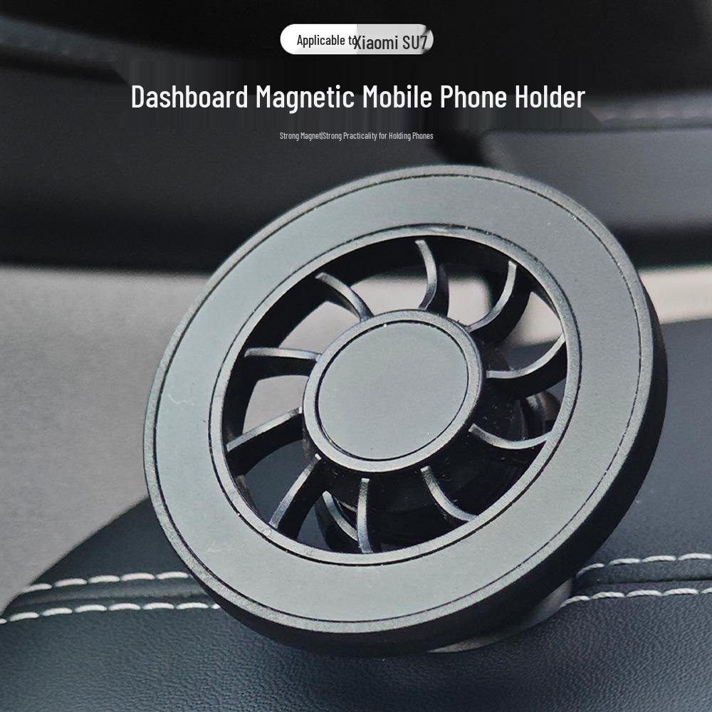 Magnetic Car Phone Holder for Dashboards - Secure Mount for Vehicle Navigation