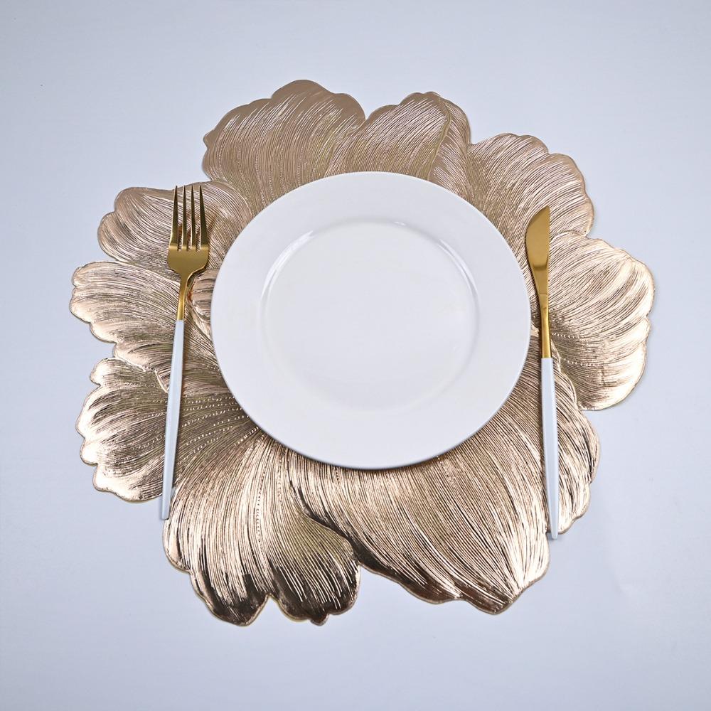 Washable Insulation Coasters Lotus-Shaped Table Mat Creative Cup Mat