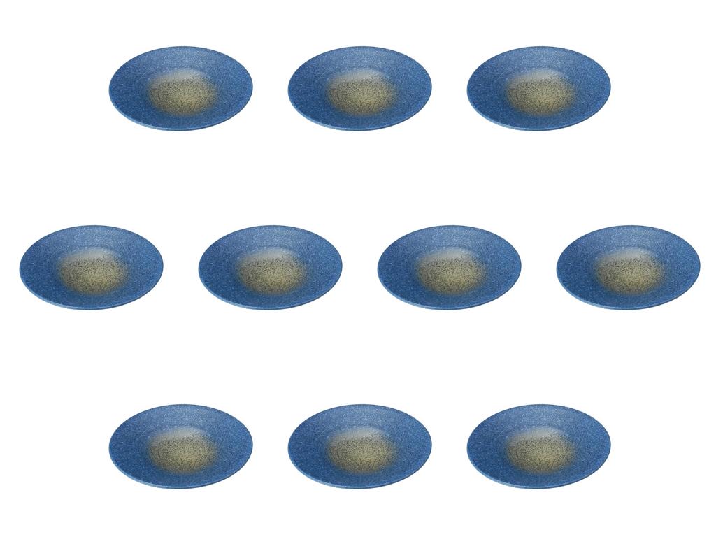 Set of 10 Stardust Ring Double Plates x Small Plates Setomonohonpo 4.8 [14.8 2.5 cm]
