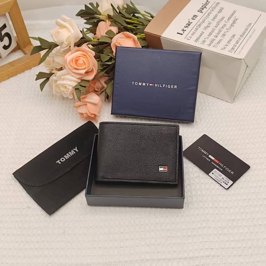 2025 Men's Elegant Multi-Card Wallet and Money Clip - Handsome, Versatile, Light Luxury Solid Color Design.