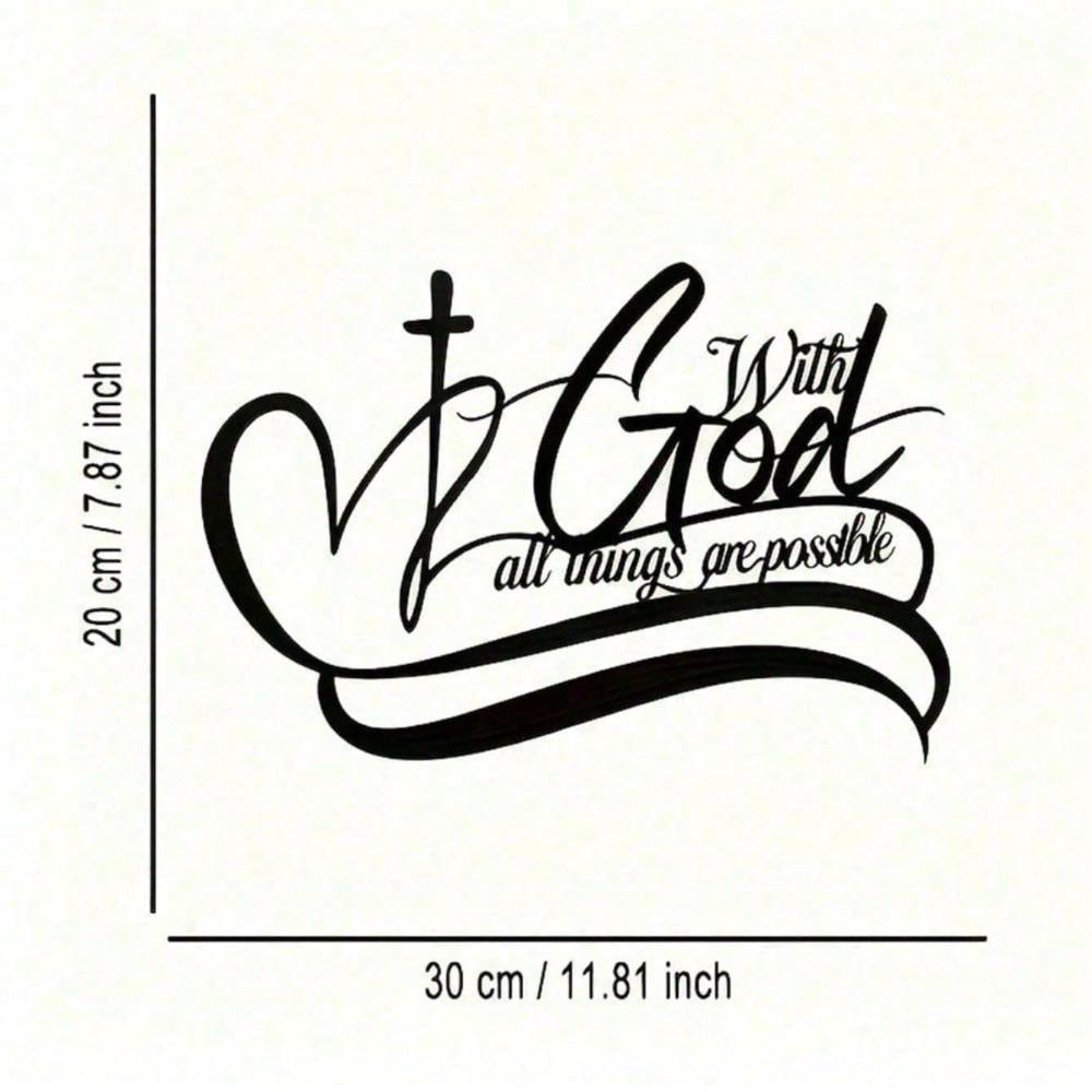 Metal Wall Art Decor Plaque Sign for Home Office Kitchen