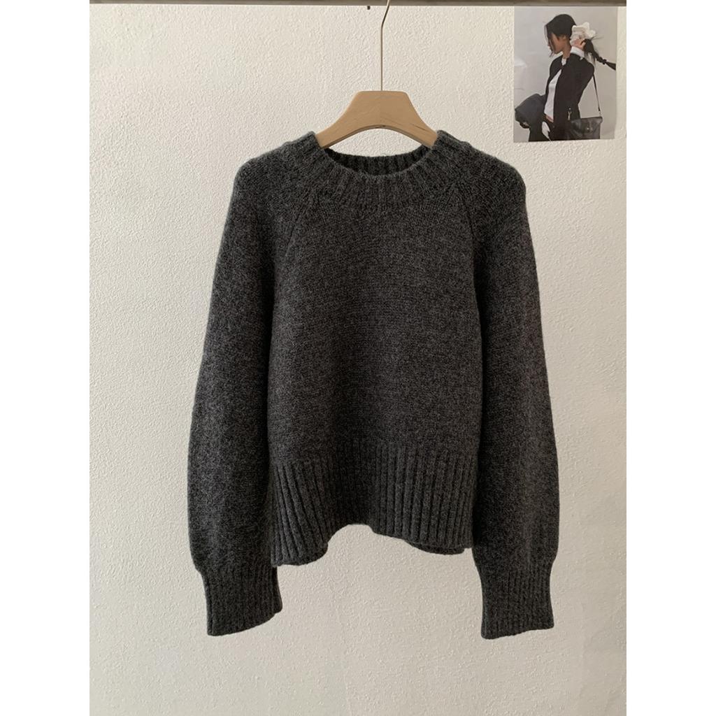 Ladies, Raglan Sleeves, Knitwear, Front Shoulder, Sweater, Long Sleeved, Warm Top