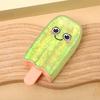 1/4Pcs Glitter Ice Cream Squeeze Toy Transparent Cartoon Ice Stick Stress Relief Sensory Toy Anxiety Relieving Slow Rising Sugar Ball Hand