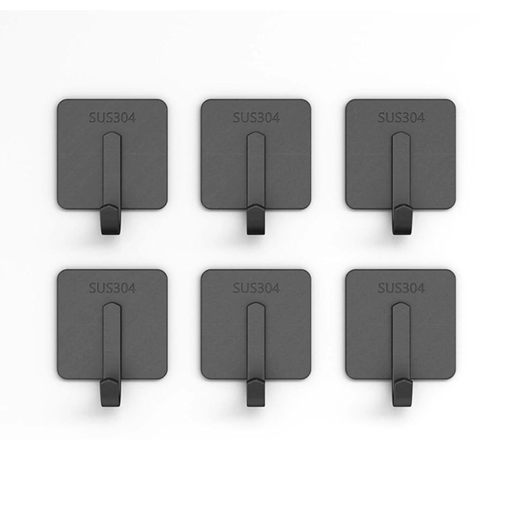 Suction Cup Hooks Stainless Steel Adhesive Wall Hooks Hooks for Bathroom Room Clothes Hats Hanger Kitchen Storage Robe Hook