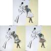 Art Nouveau Shell Dancer Brooch For Women Men With Handcrafted Inlay Fashion Accessory