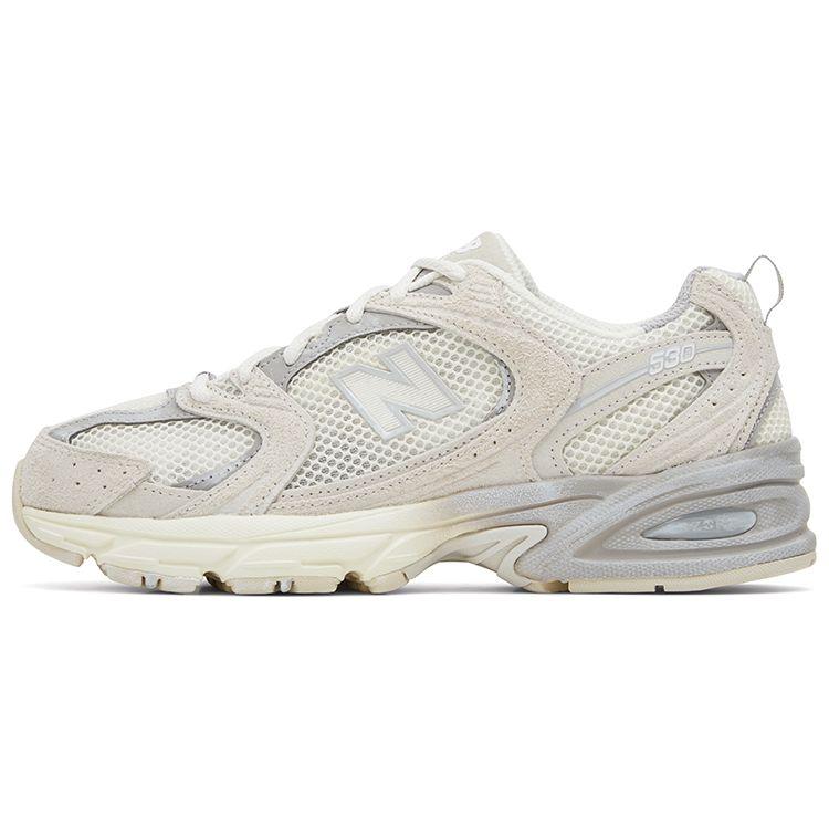 

Кроссовки унисекс New Balance 530 Moonbeam Raw Cashew кремового цвета Raincloud MR530MR EU 38.5 розовый/бежевый