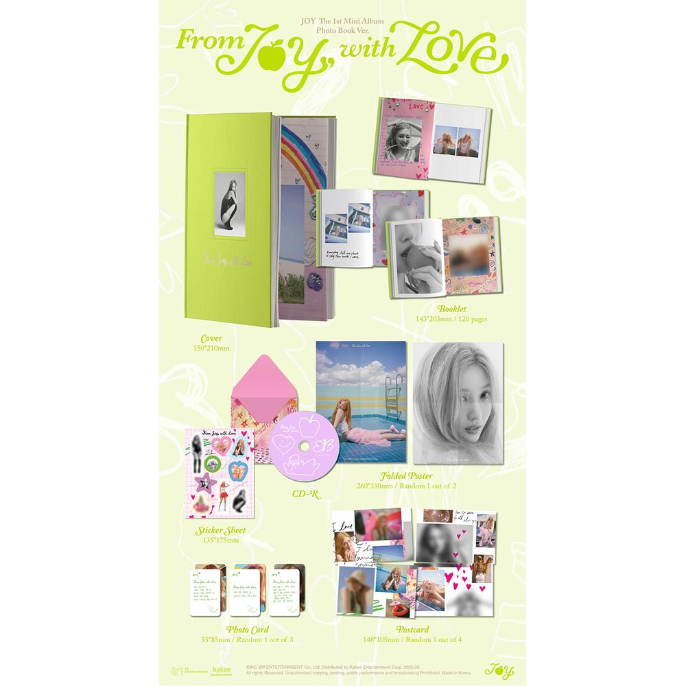 JOY - 1st Mini [JOY, with Love] (Photo Book Ver.)
