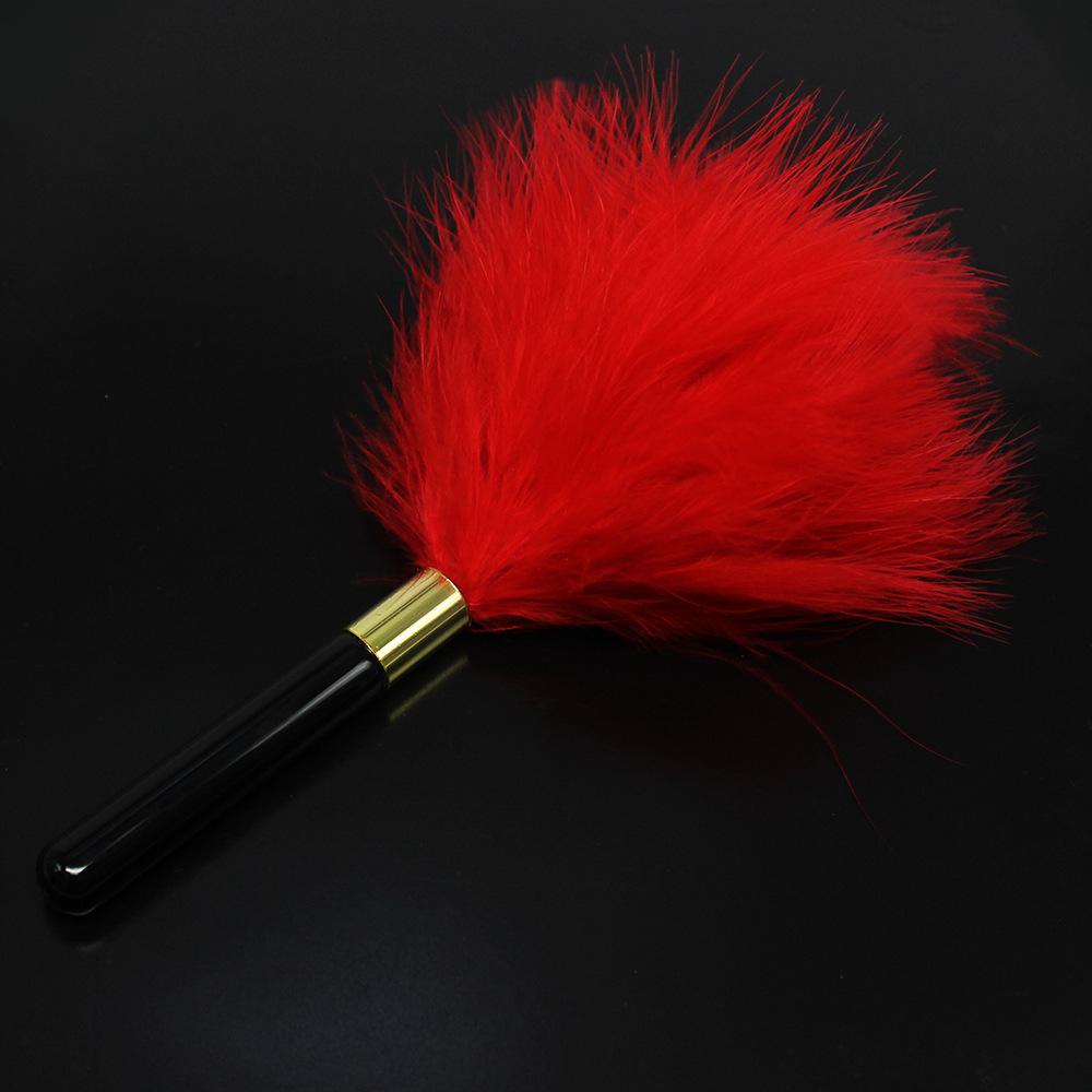 Feather Tickler Whip Sex Toy  Fetish Nipple Products Tits Clit Naughty Spanking Paddle Slave Role-play Flirting