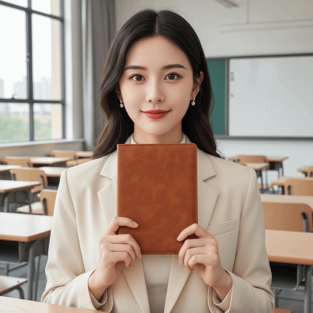 Durable Hardcase Skin Feel Journal Minimalist Soft Touch Notepad University Lectures