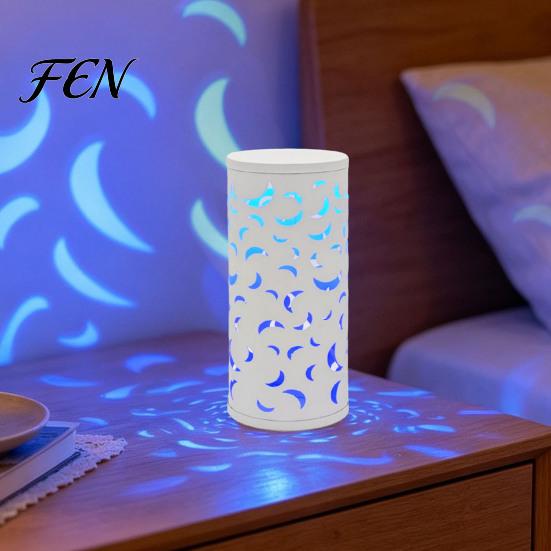 Romantic Accent Light USB Butterfly Projector Lamp, RGB 16 Colors Decorative Lamp with Remote LED Night Control, Hollow-out for Bedroom Living