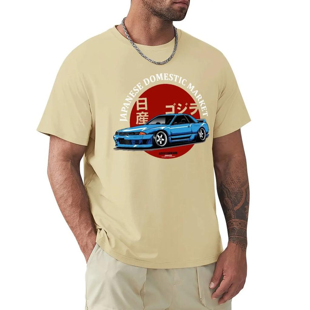 Giappone Jdm Skyline Auto Maglietta Harajuku Manica Corta Maglietta Cotone Grafica Maglietta Top