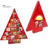 Cardboard Christmas Ornament Box Tree Advent Calendar Box, DIY Surprising Shaped Paper Hole Punch Party Favor Storage Gift Fillable Countdown