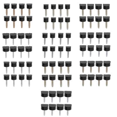 80Pcs High Heel Tip Caps TPU Polyurethan Eisen Schuhe Reparatur MultiSize Ersatz