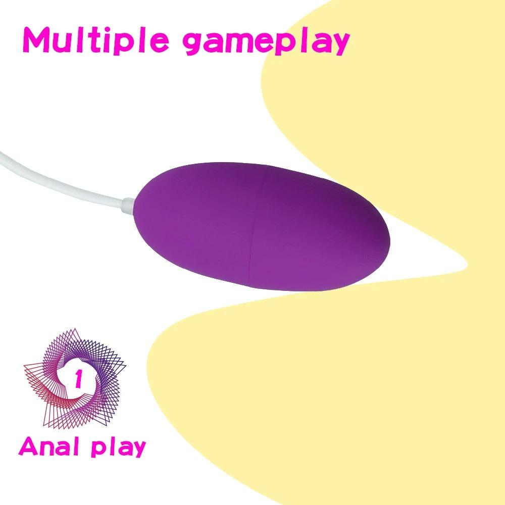 Tongue Licking Vibrator Double Vibrating Eggs Female G Spot Vagina Clitoris Anal Nipple Stimulator Massager Masturbation Sex Toy