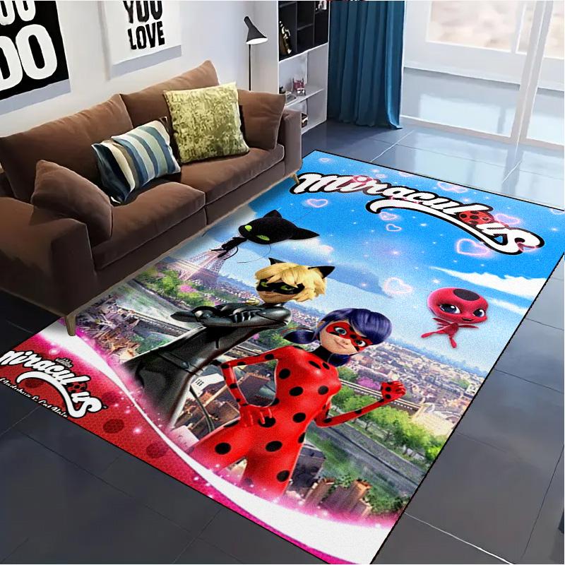 Miraculous Ladybug Carpet Rug for Living