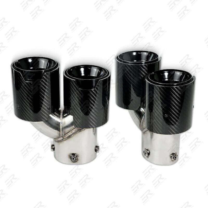 Carbon Fiber Tailpipe Tips for 19-22 BMW G20 G28 M240i M340i M440i