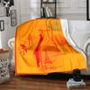 Veuve Clicquot Themed Blanket, Warm Coziness Couch Sofa Bed Blanket Home Decor