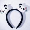 Adorable 2026 Panda Hair Accessory: Cute Round Headband & Funny Clip for Girly Wash Face Routine
