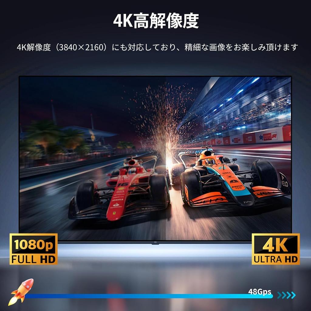 4K Kompatibilní HDMI na HDMI HDMI na USB 3M Nylonový kabel pro Smartphone TV AV Monitor Kompatibilní s iPad iPhone a Galaxy Monitor Prodlužovací kabel