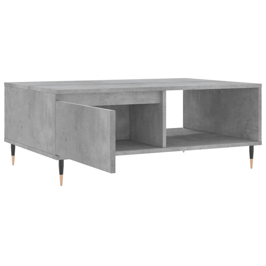 Coffee Table Concrete Grey 90 x 60 x 35 cm Particleboard