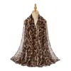 Leopard Print Scarf Autumn Winter Women Classic Retro New Millennium Hot Girl Style Warm Sun Protection Fashion Versatile Shawl