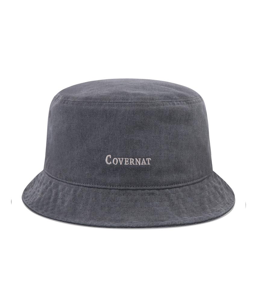 COVERNAT Washed Bucket Hat Charcoal