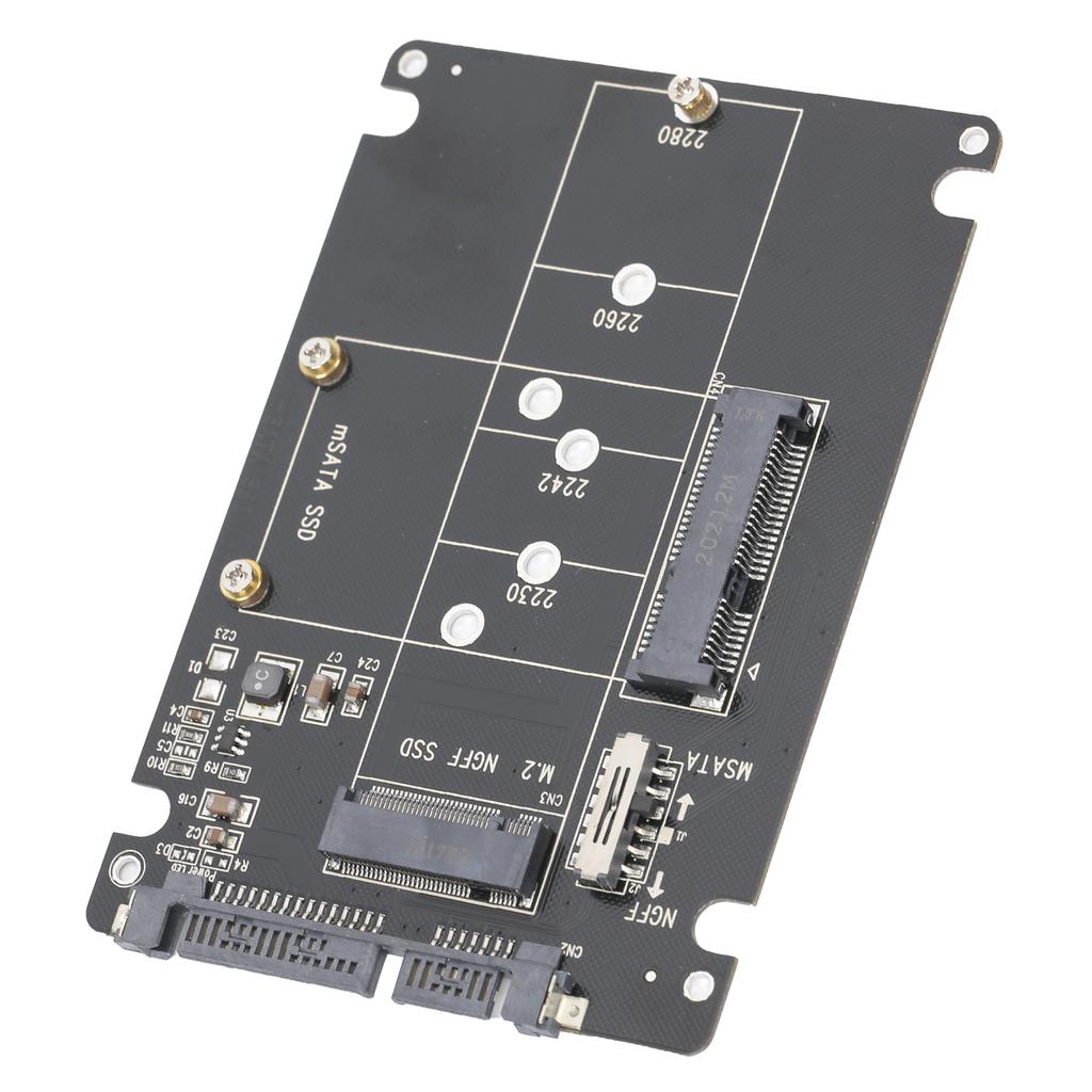 M.2 NGFF MSATA To SATA 3.0 Adapter SSD To SATA Converter Reader Board Computer Equipment