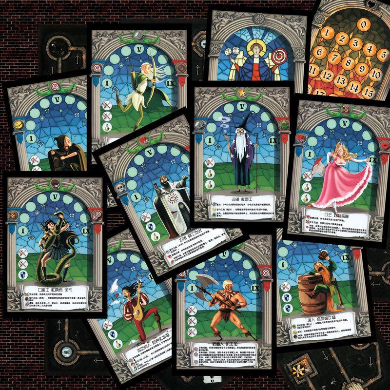 Dungeon Warriors: Team Adventure Dice Game for 1-6 Players