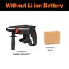 4 IN 1 2 Batteries Rechargeable Electric Hammer Impact Drill for 18V Brushless Cordless Rotary Hammer Drill