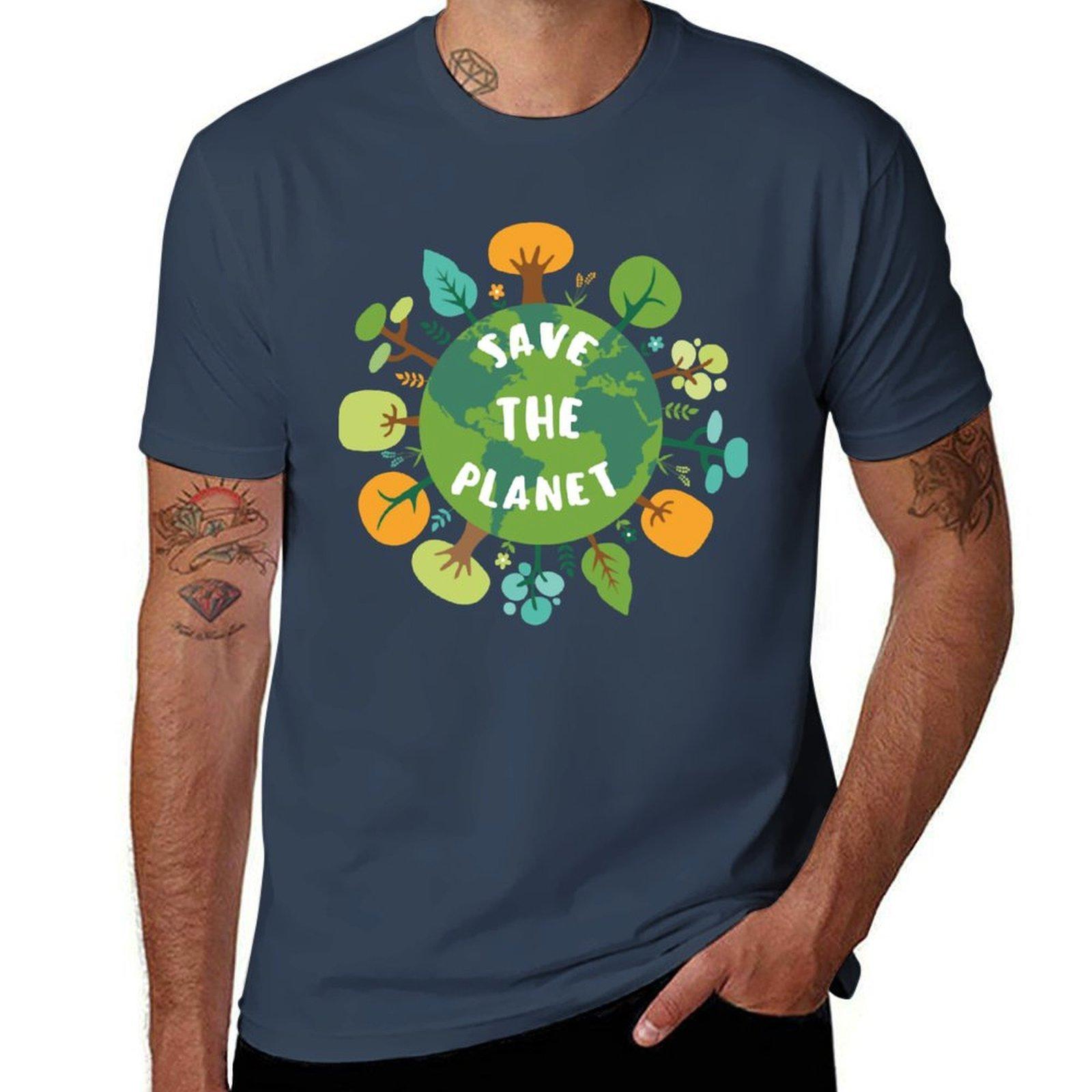 Planet Save the Planet TShirt Outdoor Sports Short Sleeve Top S