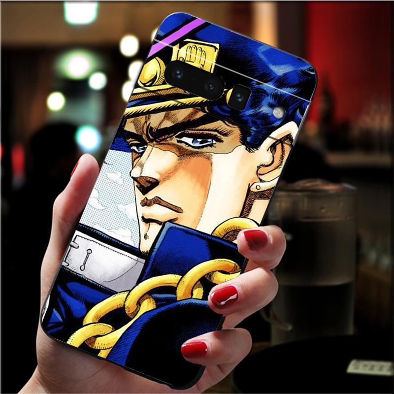 Phone Case for Google Pixel 7 Pro 7 6A 6 Pro 5A 4A 3A Pixel 4 XL Pixel 5 6 4 3 XL 3A XL 2 XL JoJo Bizarre Adventure Case Funda