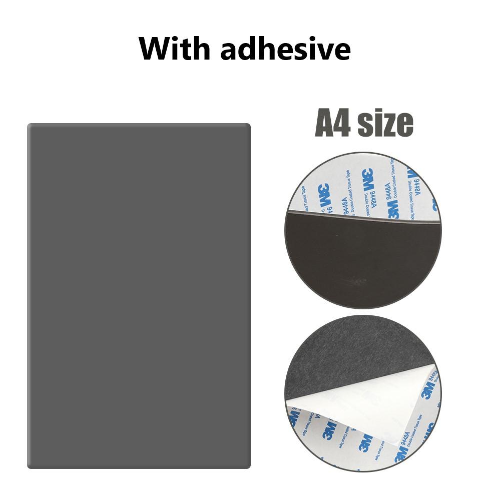 Oil Abrasion Resistance Precise Rubber Sheet Pad With adhesive for Laser Engraving Machine Making Sealer Stamp 297x210mm 2.3mm