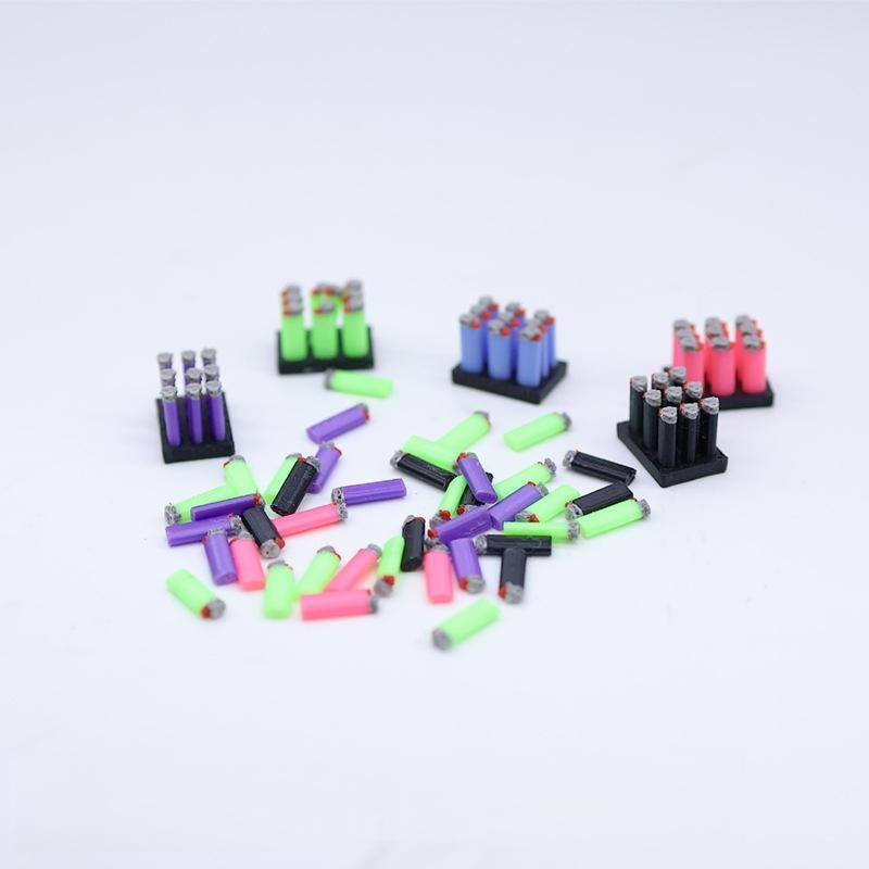 1 Set 1/12 Dollhouse Mini With Base Model Toys Cigar Cigarette Ornament Doll House Decoration Accessories