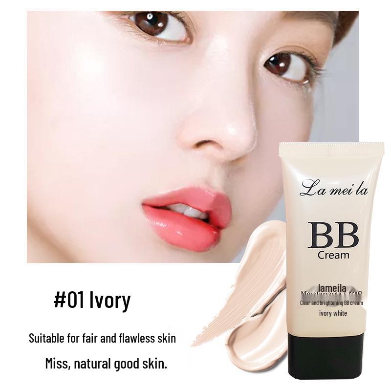Hydrating BB Cream: Full-Coverage, Oil-Control, Primer & Concealer for Students, Men & Women