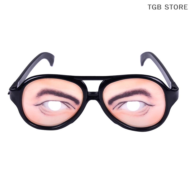 1Pc Halloween Novelty Glasses Funny Glasses Toy Party Photo Booth Props