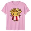 Happy Kawaii French Fries TShirt Kawaii Snacks Food Birthday Gift