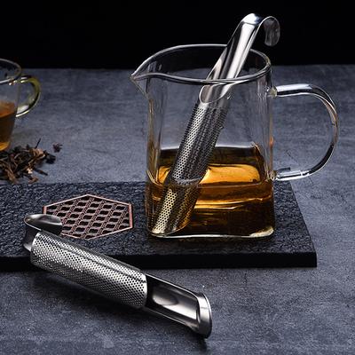 Bärbar te-infuserare Filter Rostfritt stål Te-sil Multifunktionell Livsmedelsgodkänd Te-diffusor För Löst Te/Bladkaffe