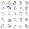 100 Cartoon Cute Unicorn Doodle Stickers Decorative Mobile Phone Case Skateboard Suitcase Waterproof Stickers