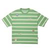 Li Ning × Henry Collaboration Striped Soft Simple Casual Short Sleeve T-Shirt Men Tops AHSW561-3