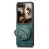 For Motorola Razr 60 Ultra 5G Phone Case with Rotating Kickstand Stress Relief Retro Leather Back Cover