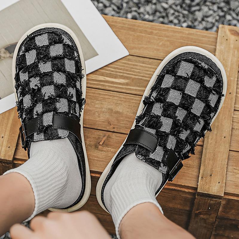 Pantofi sport pentru bărbați, vară, fără spate, pantofi casual, papuci, pantofi sport Plus Size pentru studenți, sandale supradimensionate 39-47